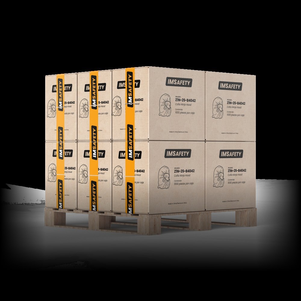 Suministro industrial IMS Global - pallet con cajas IMSAFETY